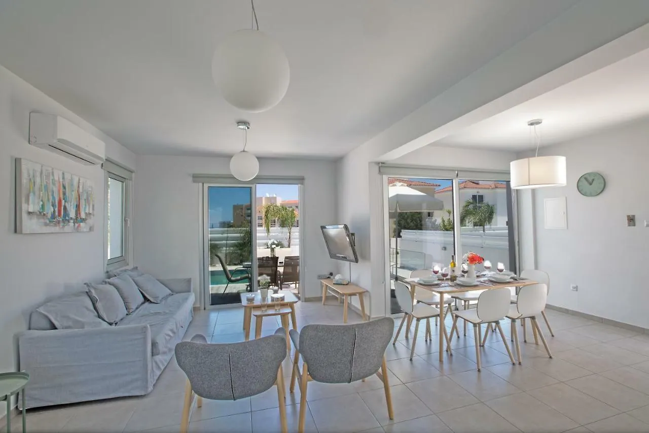 度假居 Kitsios Villas With Private Pool No2 普罗塔拉斯 塞浦路斯