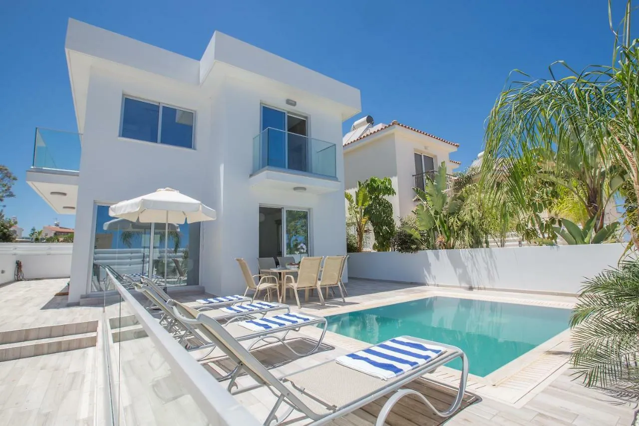 度假居 Kitsios Villas With Private Pool No2 普罗塔拉斯 塞浦路斯
